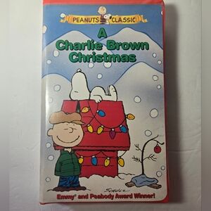 Vintage Peanuts Classic: A CHARLIE BROWN CHRISTMAS VHS Tape